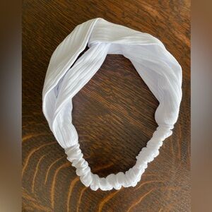 White Elastic Headband